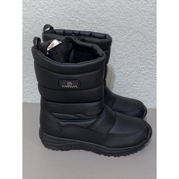 Magellan Outdoors Winter Boots Mens Size 4 Women’s 5 Waterproof Black Insulated - Picture 1 of 8